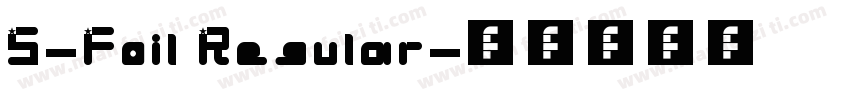 S-Foil Regular字体转换